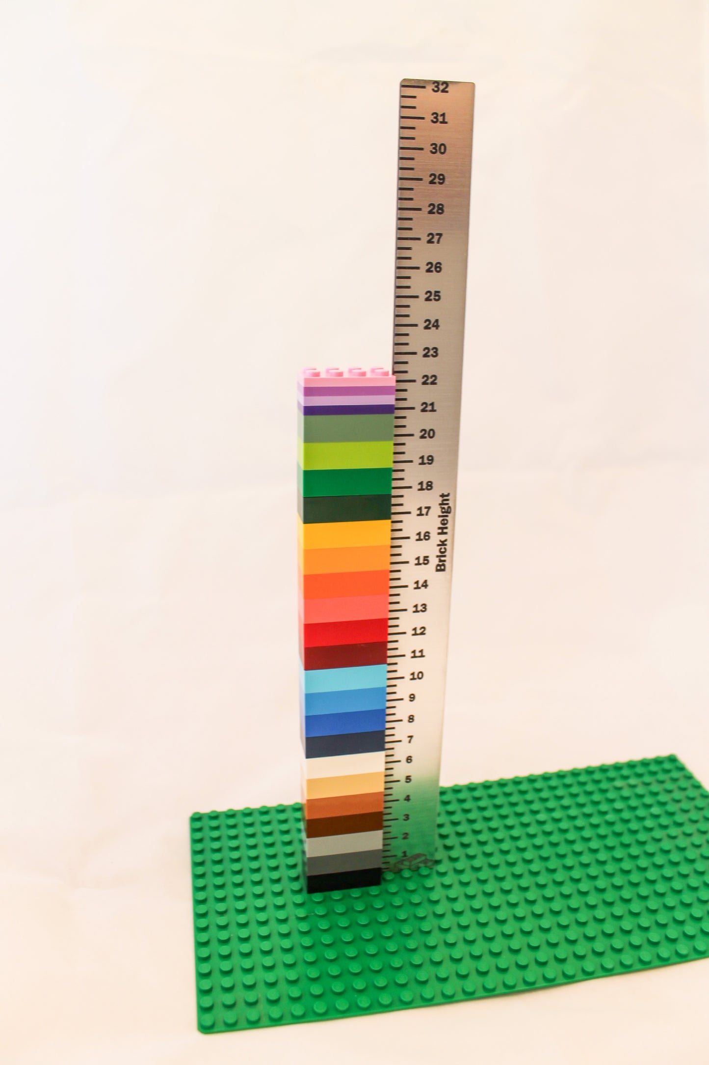 Short Plastic Brick Brick Ruler | Meadow Lane Engravings