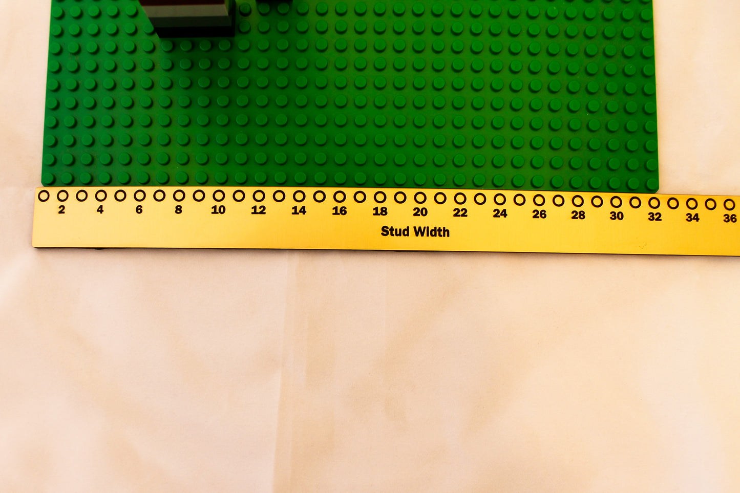 Short Plastic Brick Brick Ruler | Meadow Lane Engravings