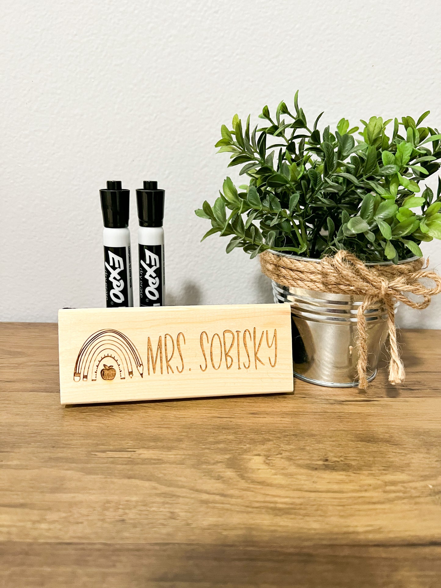 Custom Dry Erase/Chalk Board Eraser and Markers | Teacher Appreciation Gifts