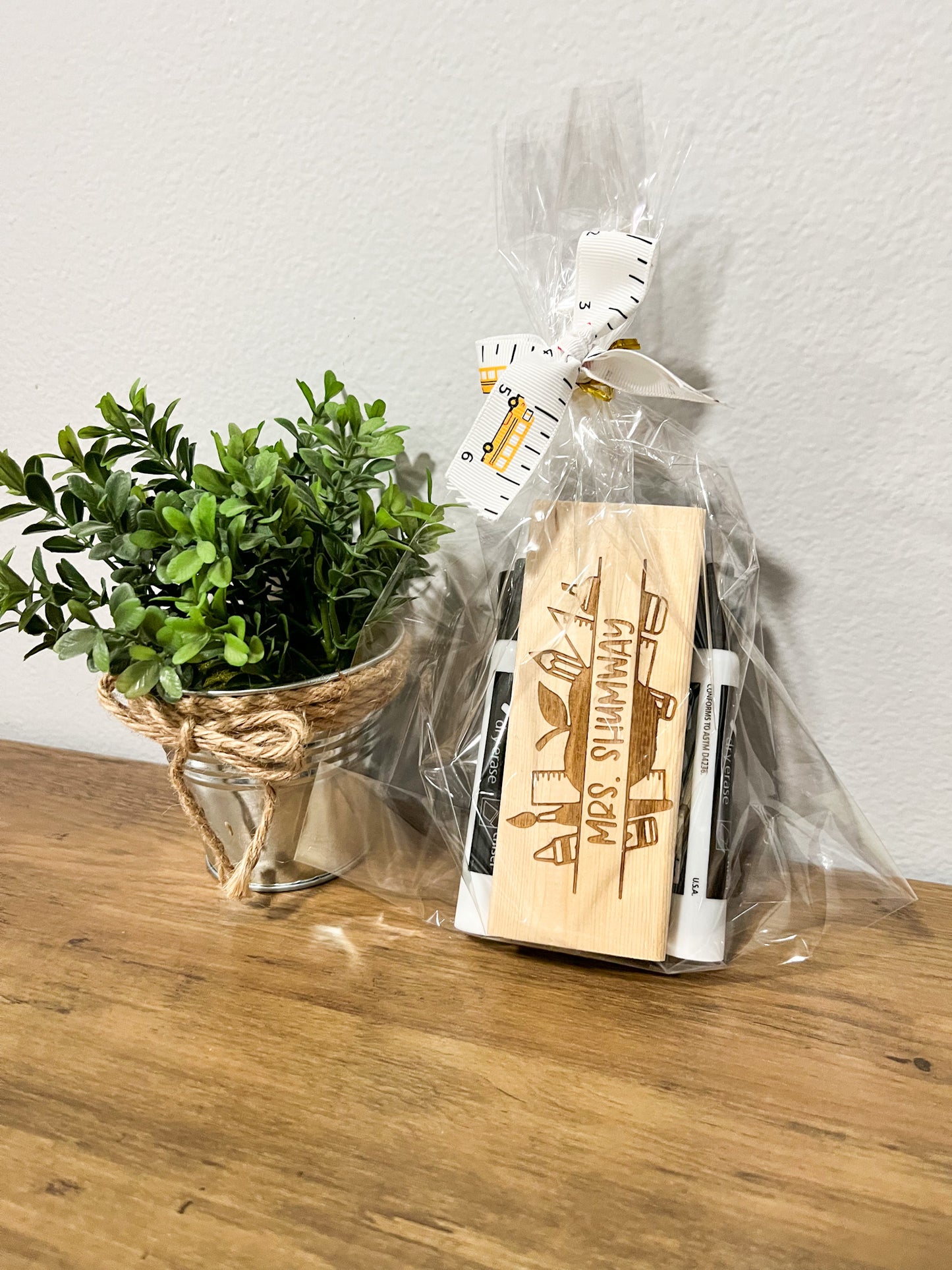 Custom Dry Erase/Chalk Board Eraser and Markers | Teacher Appreciation Gifts