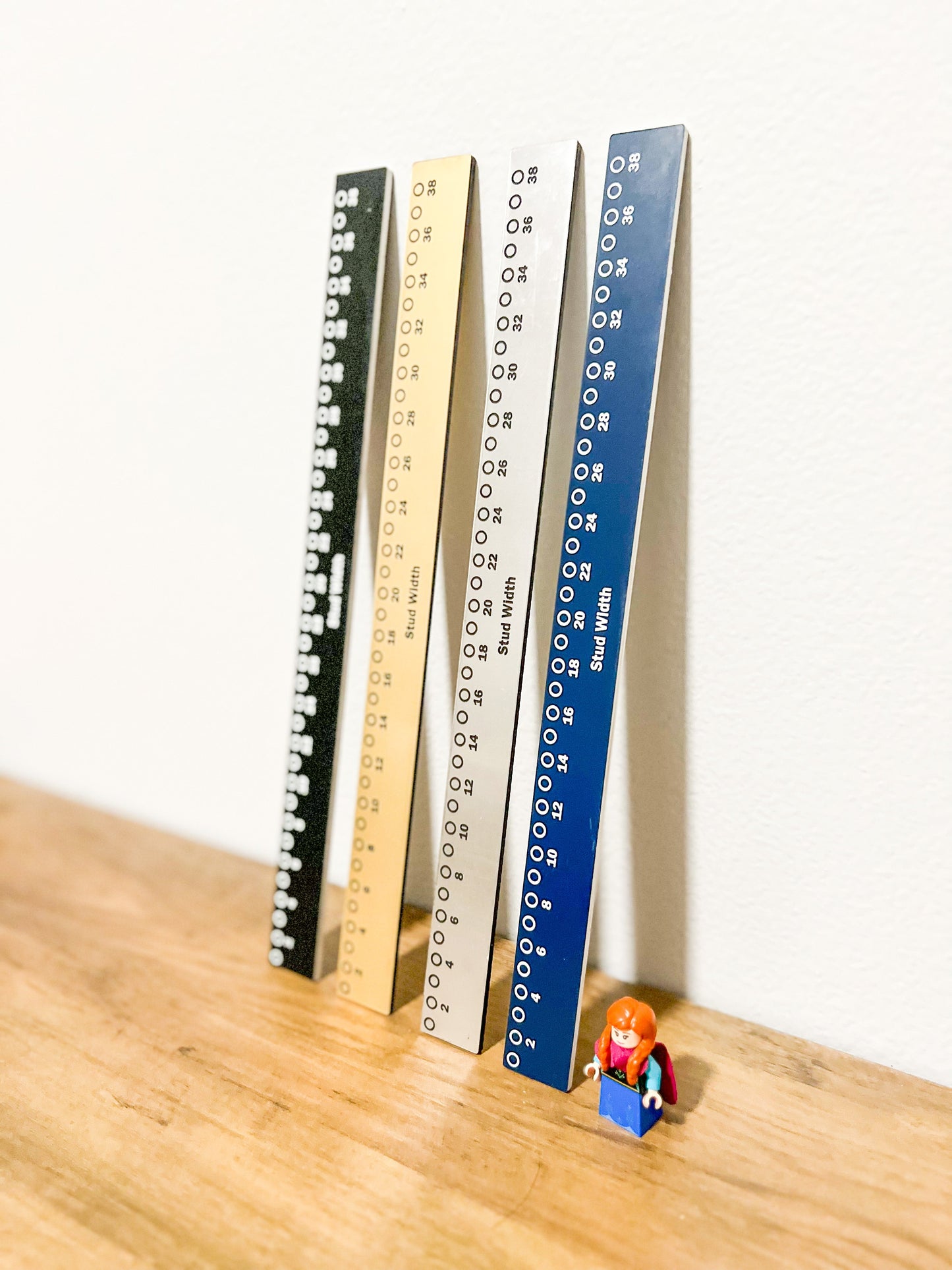 Short Plastic Brick Brick Ruler | Meadow Lane Engravings
