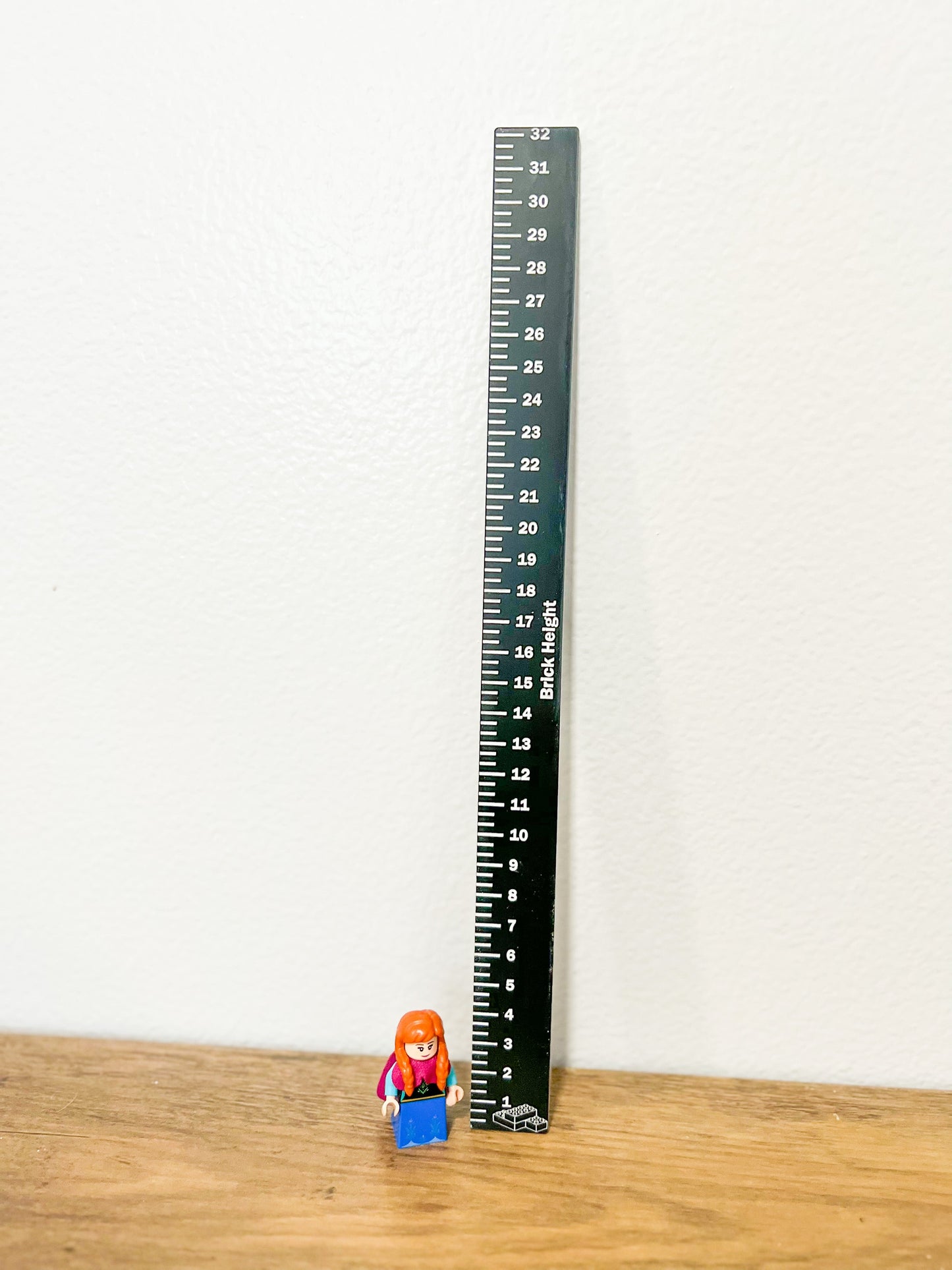 Short Plastic Brick Brick Ruler | Meadow Lane Engravings