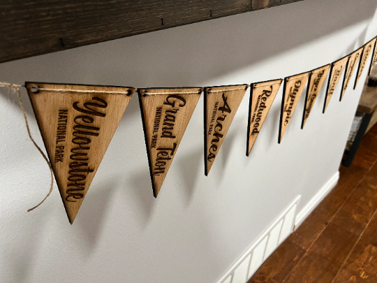 National Park Pennants Banner