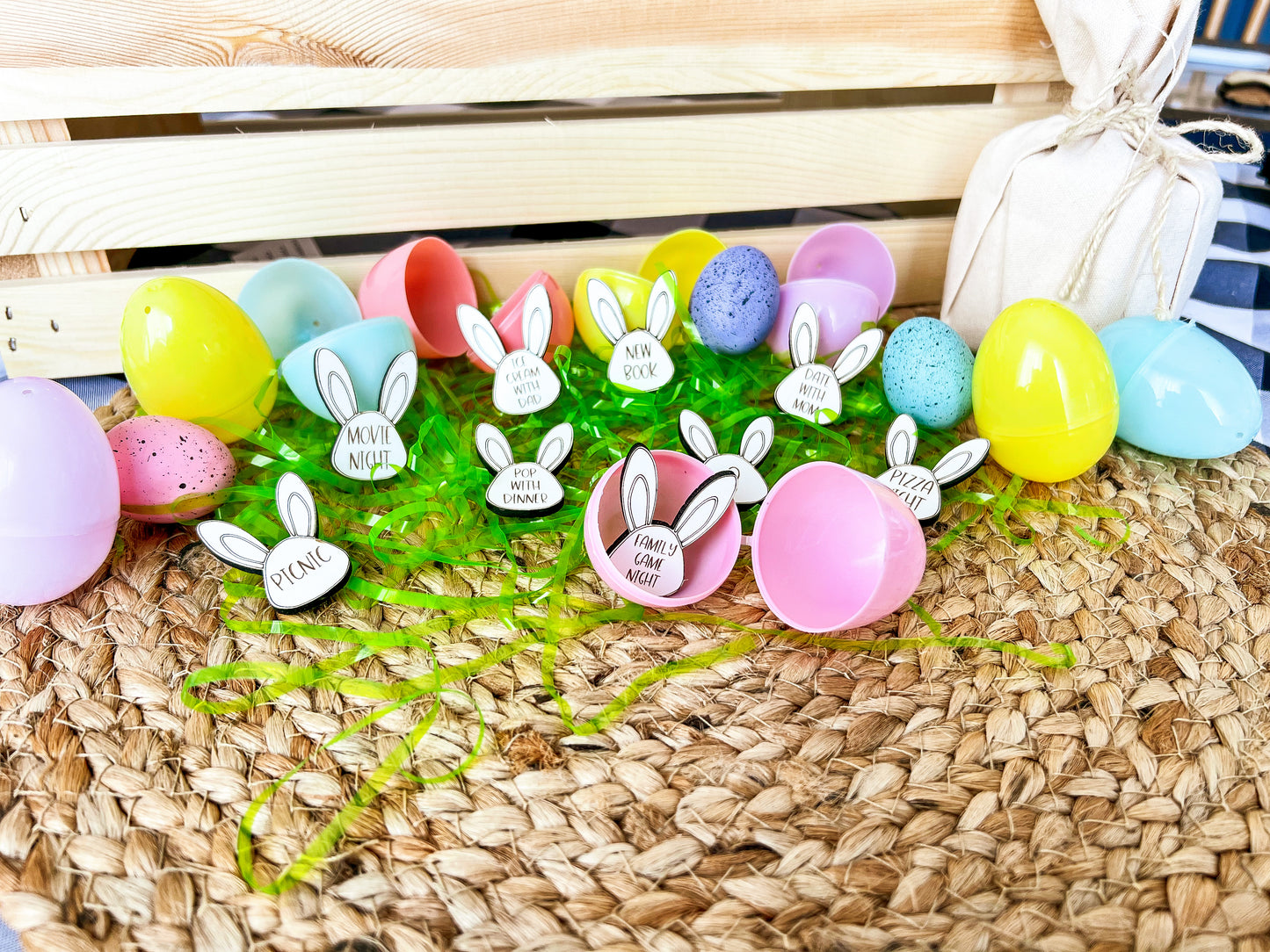 Bunny Easter Tokens | Meadow Lane Custom Engraving