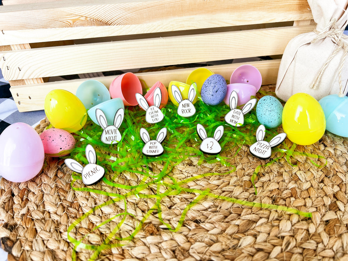 Bunny Easter Tokens | Meadow Lane Custom Engraving