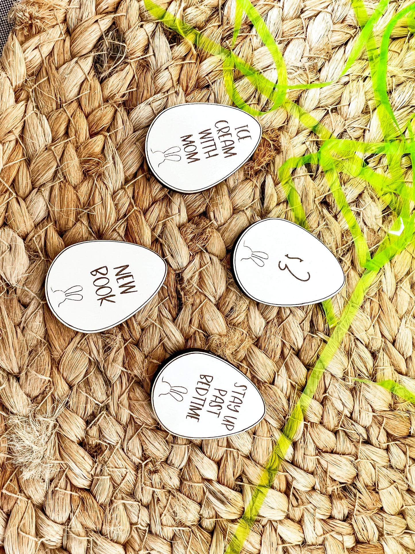 Bunny Easter Tokens | Meadow Lane Custom Engraving